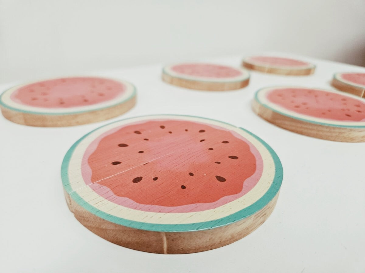 Qtoys Watermelon Fraction Set