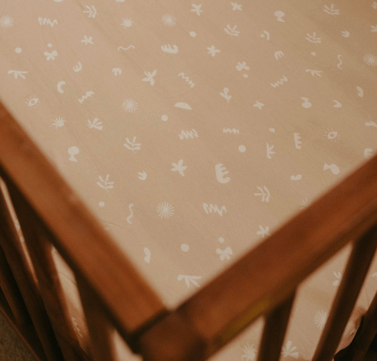 Fox & Fallow Organic Fitted Cot Sheet- Fresco