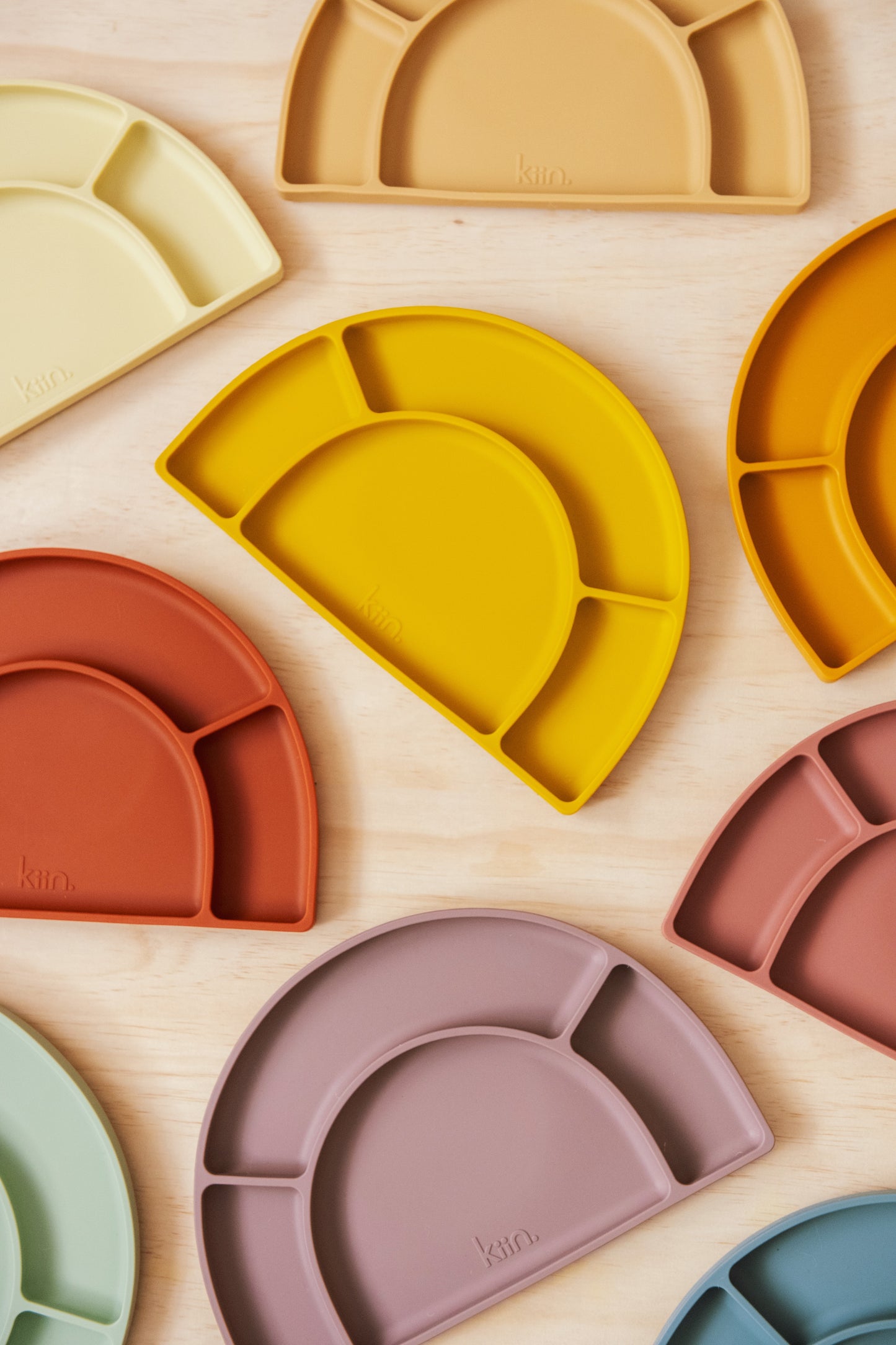 Kiin Baby Silicone Divided Plate