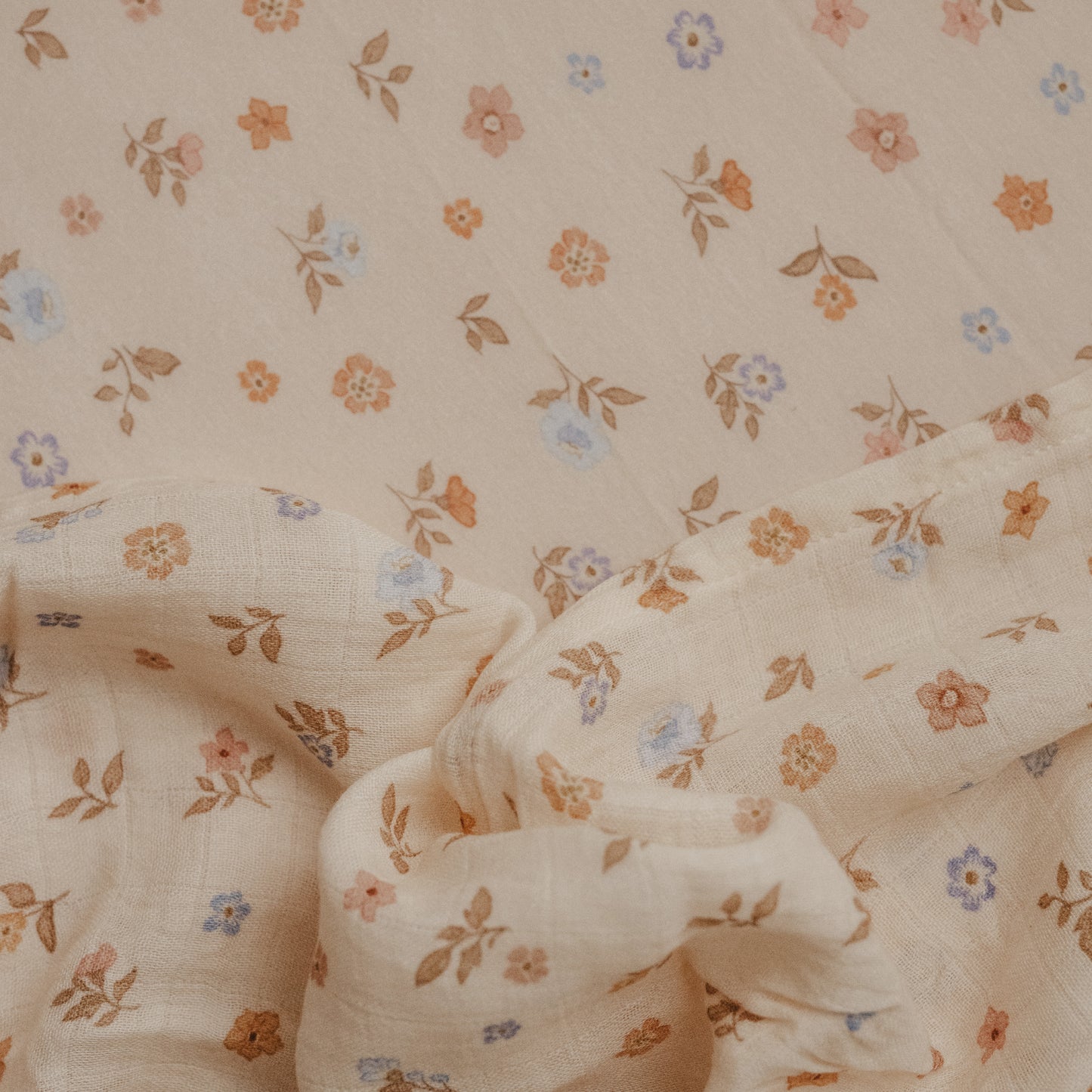 Fox & Fallow Organic Fitted Cot Sheet- Meadow