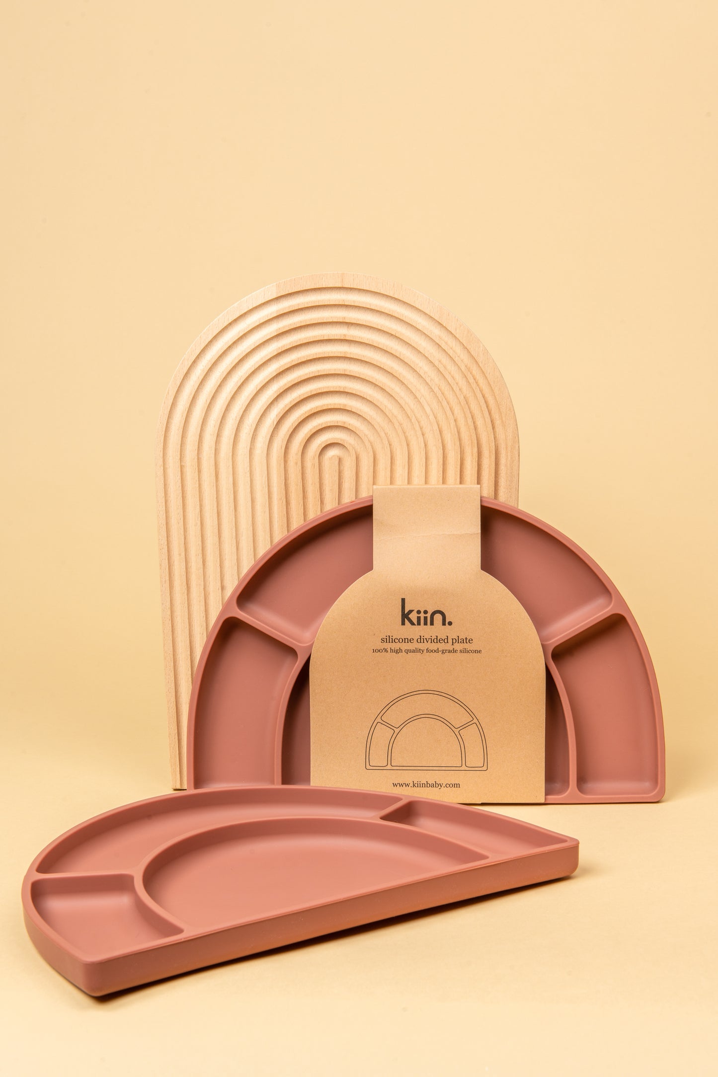 Kiin Baby Silicone Divided Plate