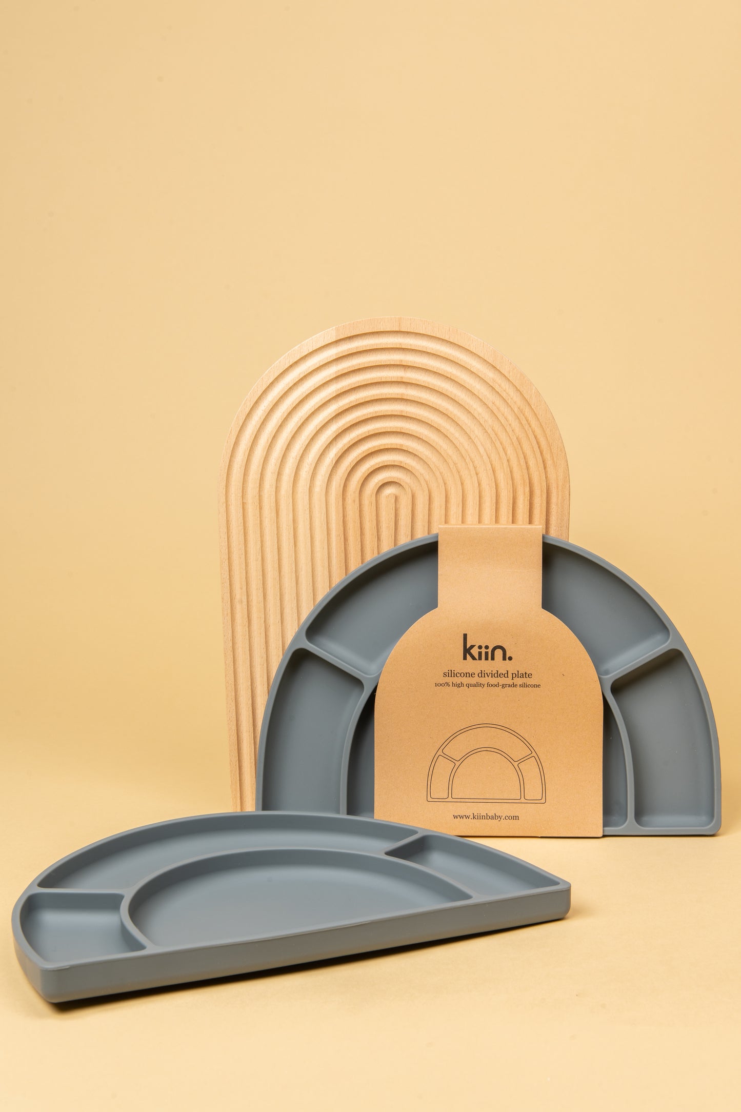 Kiin Baby Silicone Divided Plate