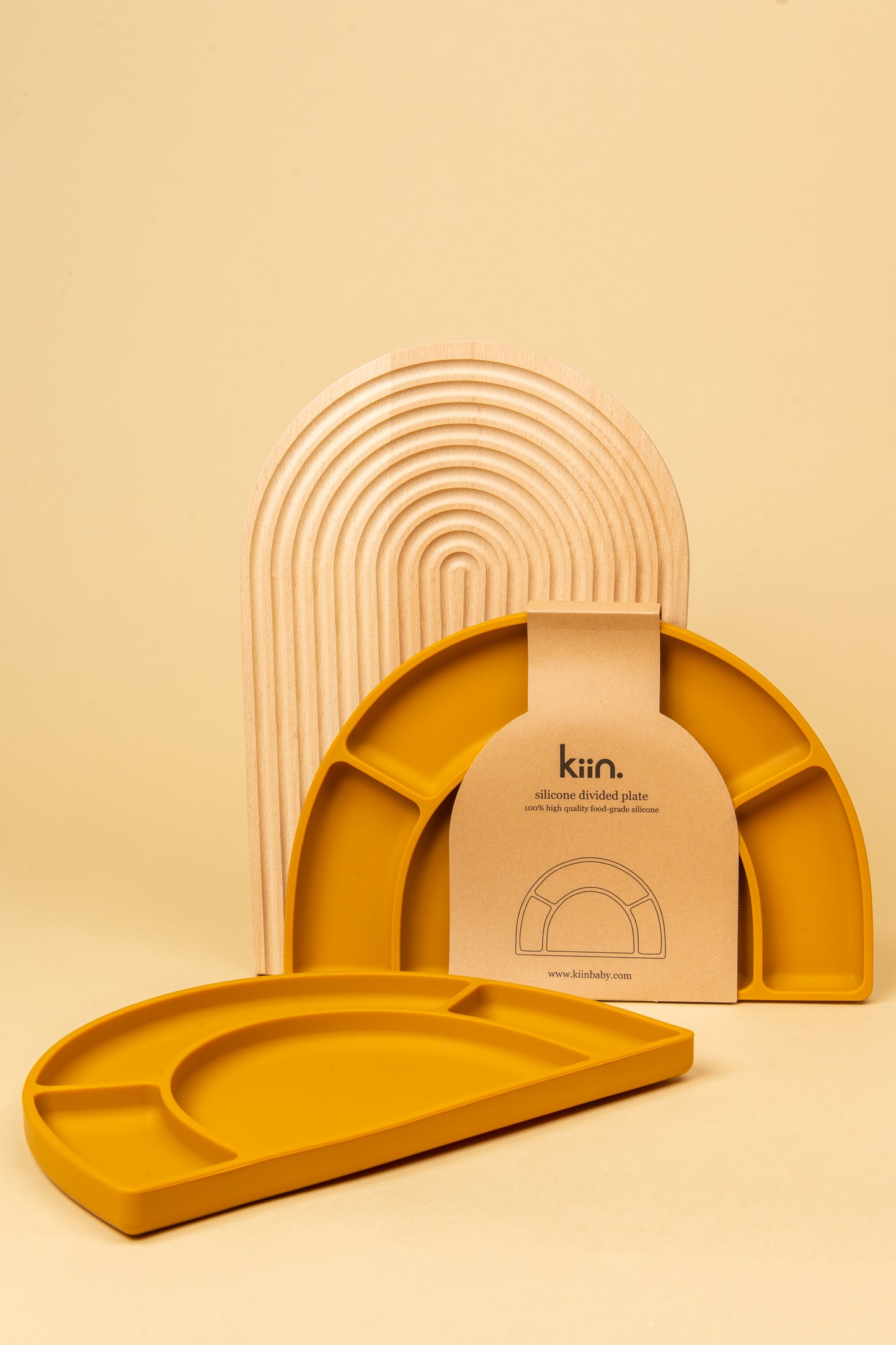 Kiin Baby Silicone Divided Plate