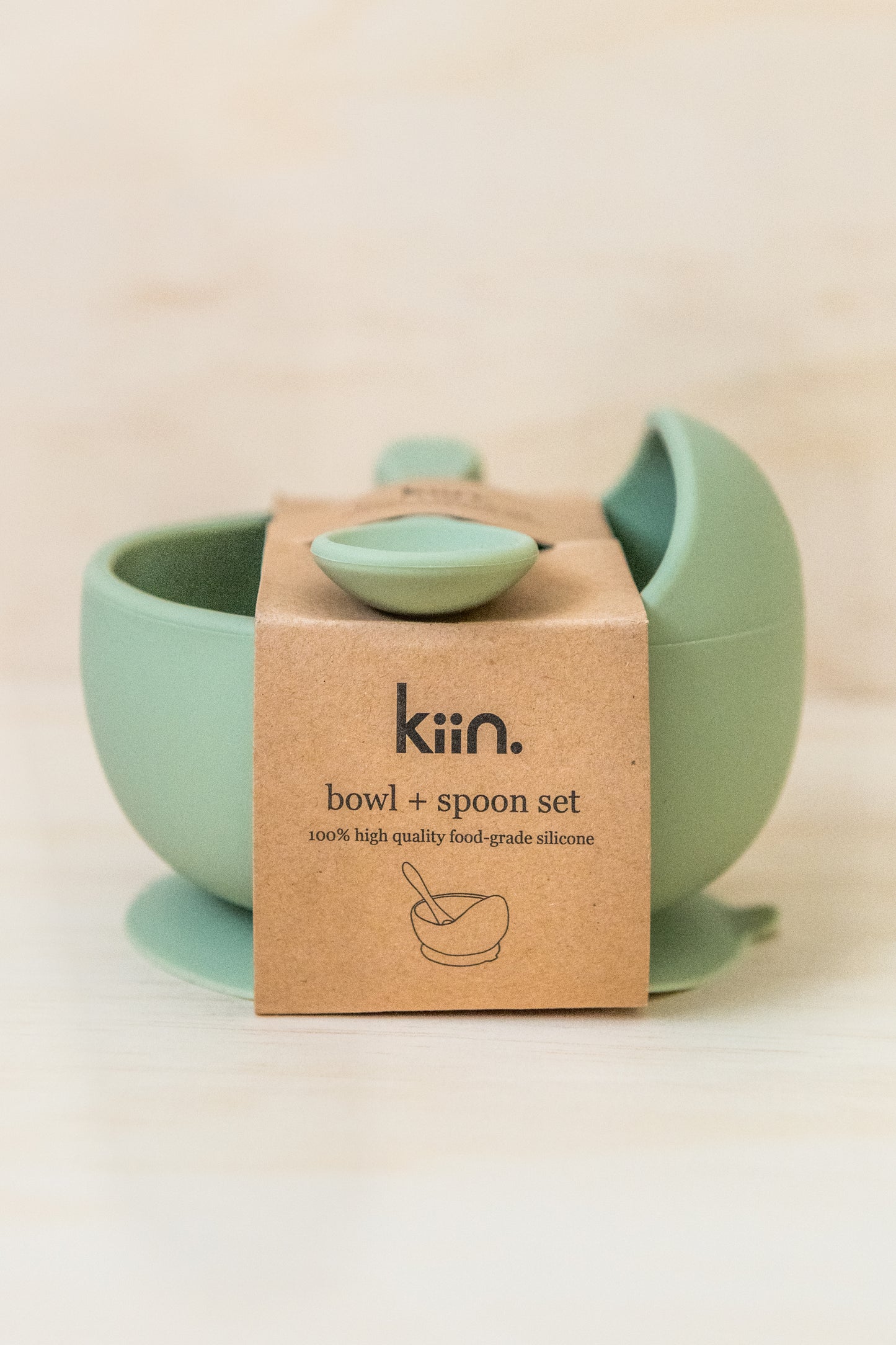Kiin Baby Silicone Bowl + Spoon Set