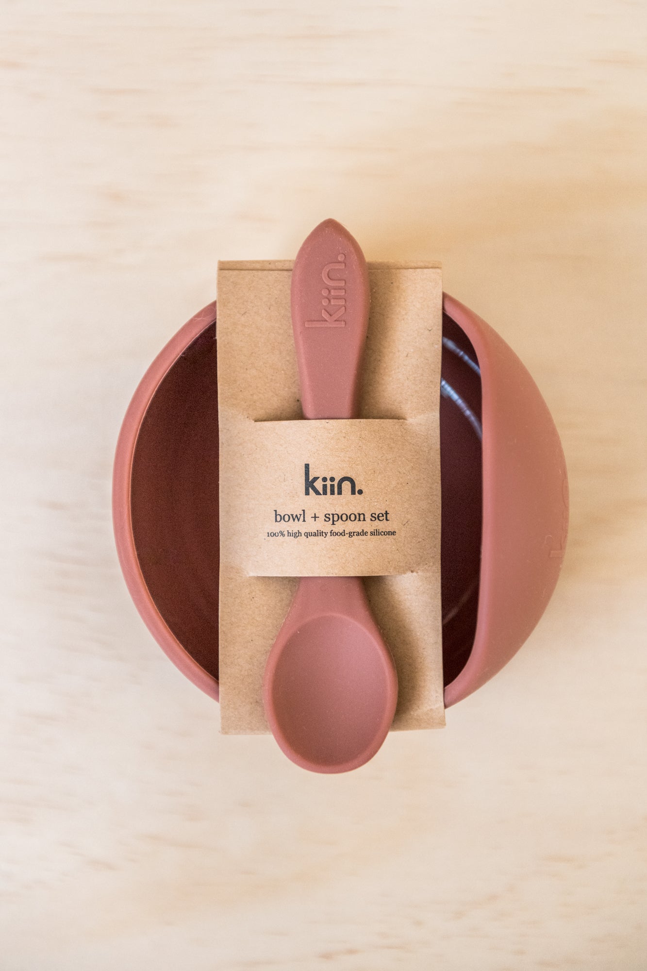 Kiin Baby Silicone Bowl + Spoon Set