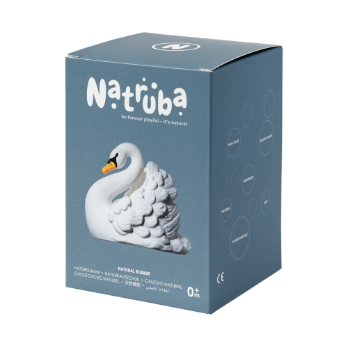 Natruba Natural rubber Bath Toy- Swan