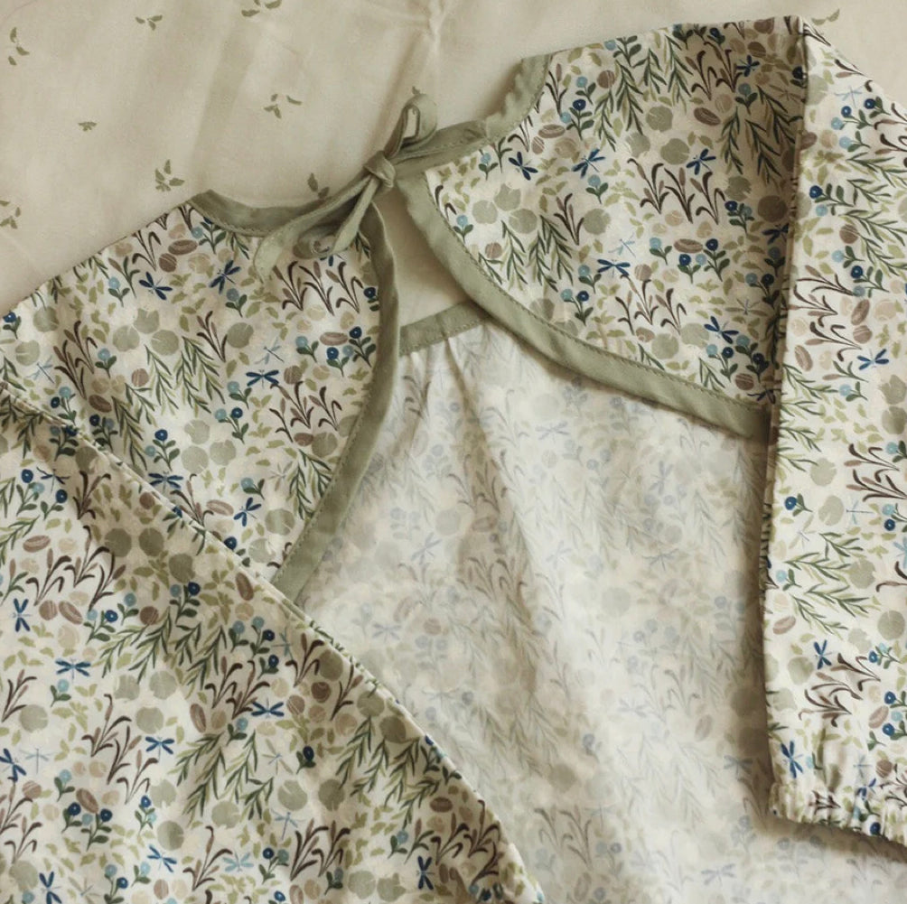 Avery Row Sleeved Bib - Riverbank