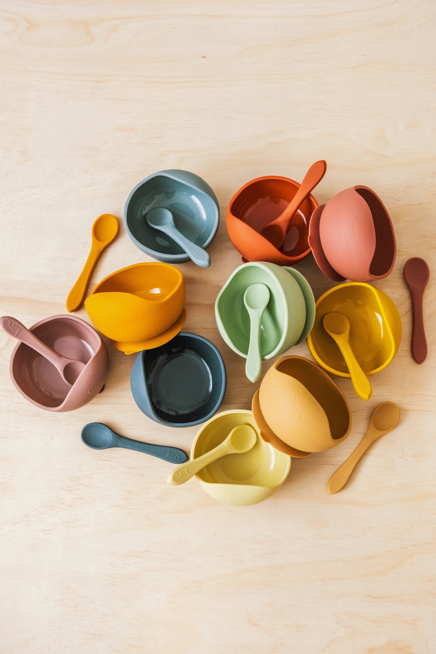 Kiin Baby Silicone Bowl + Spoon Set