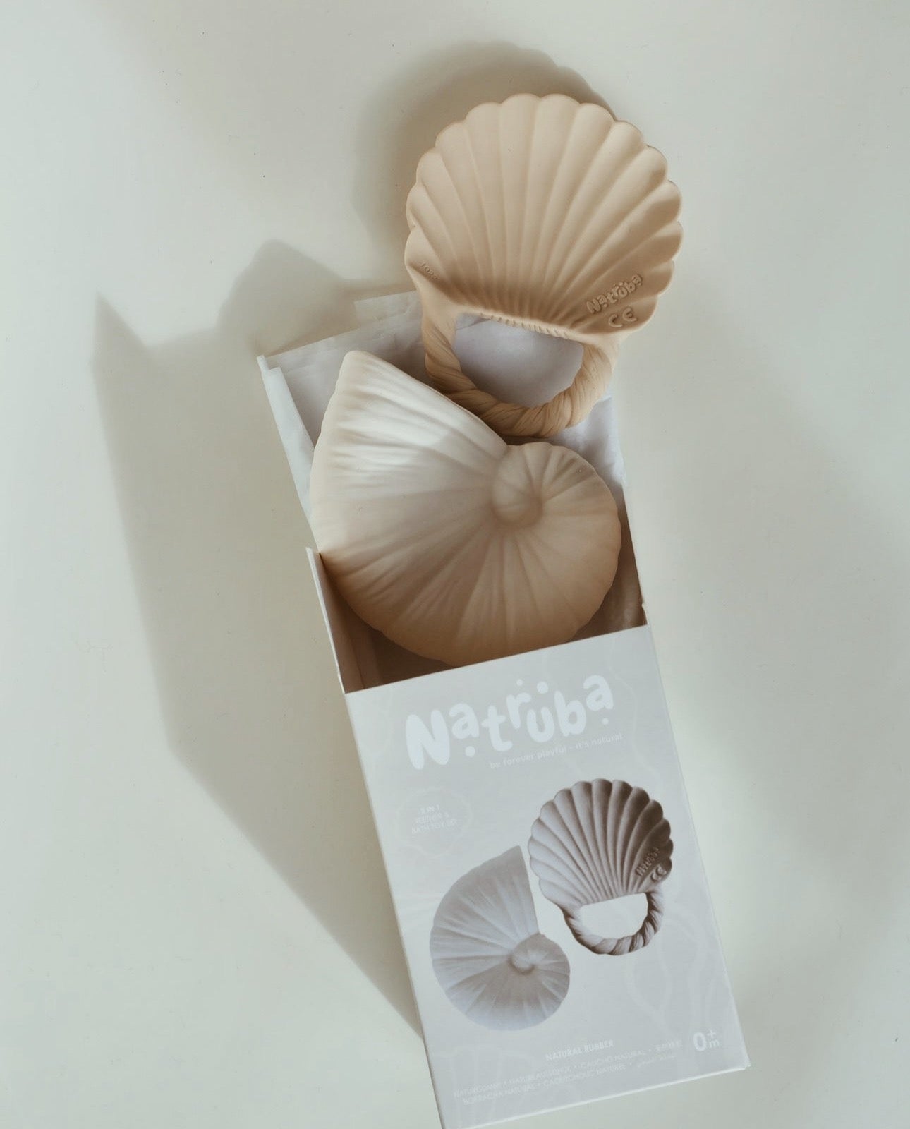 Natruba Ocean Sea Shell Teether Set | 2-pack