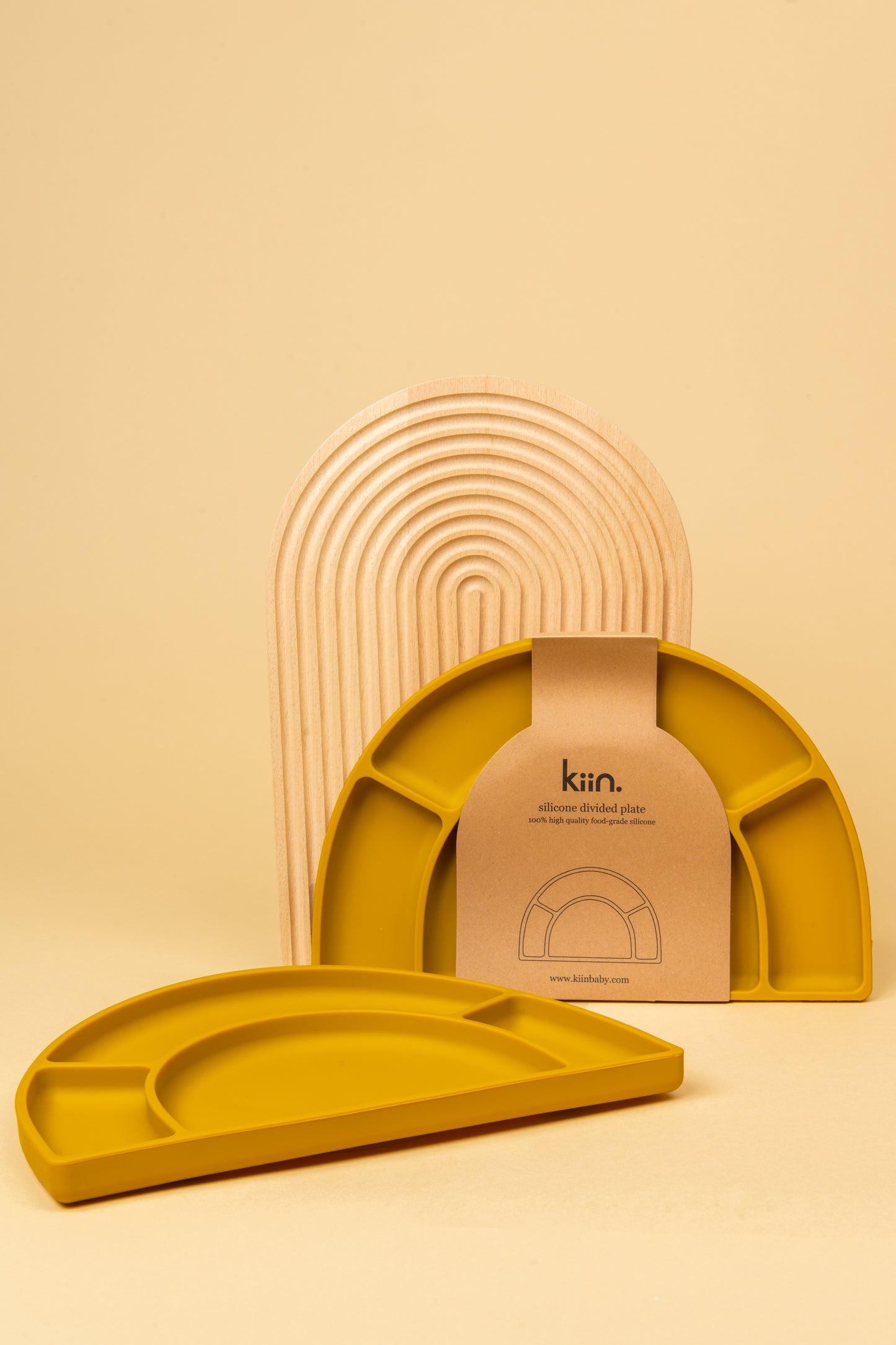 Kiin Baby Silicone Divided Plate