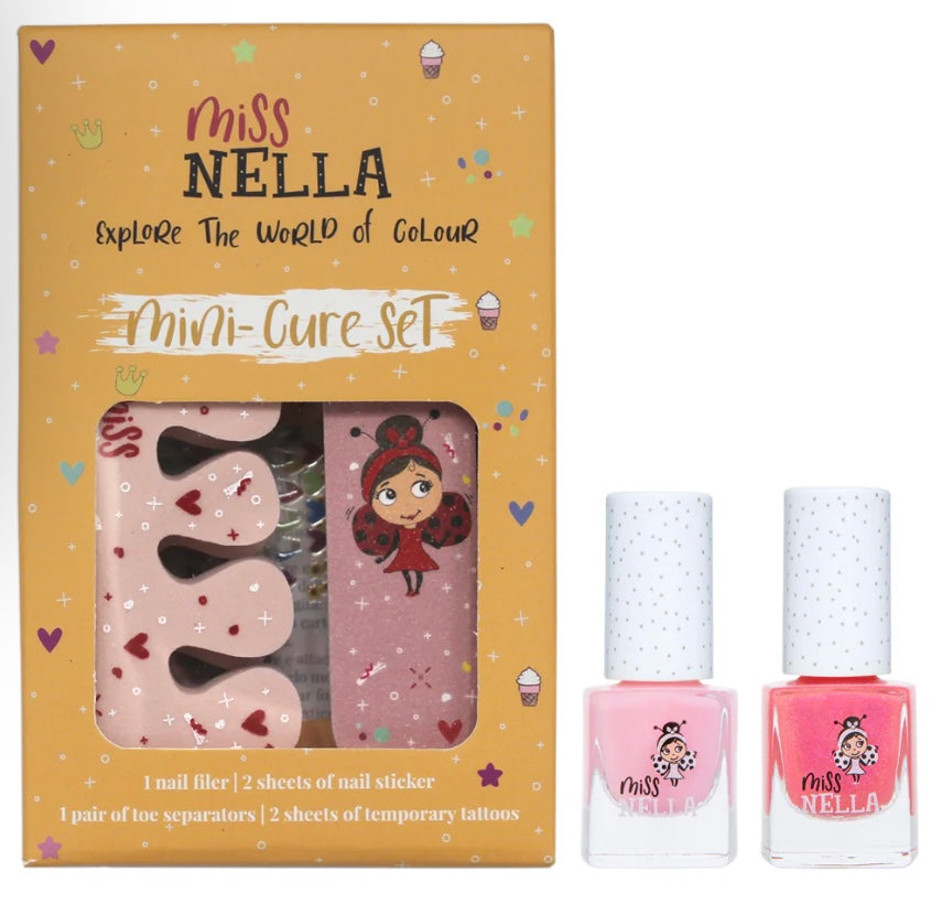 Miss Nella Manicute Set - Cheeky Bunny & Tickle me Pink