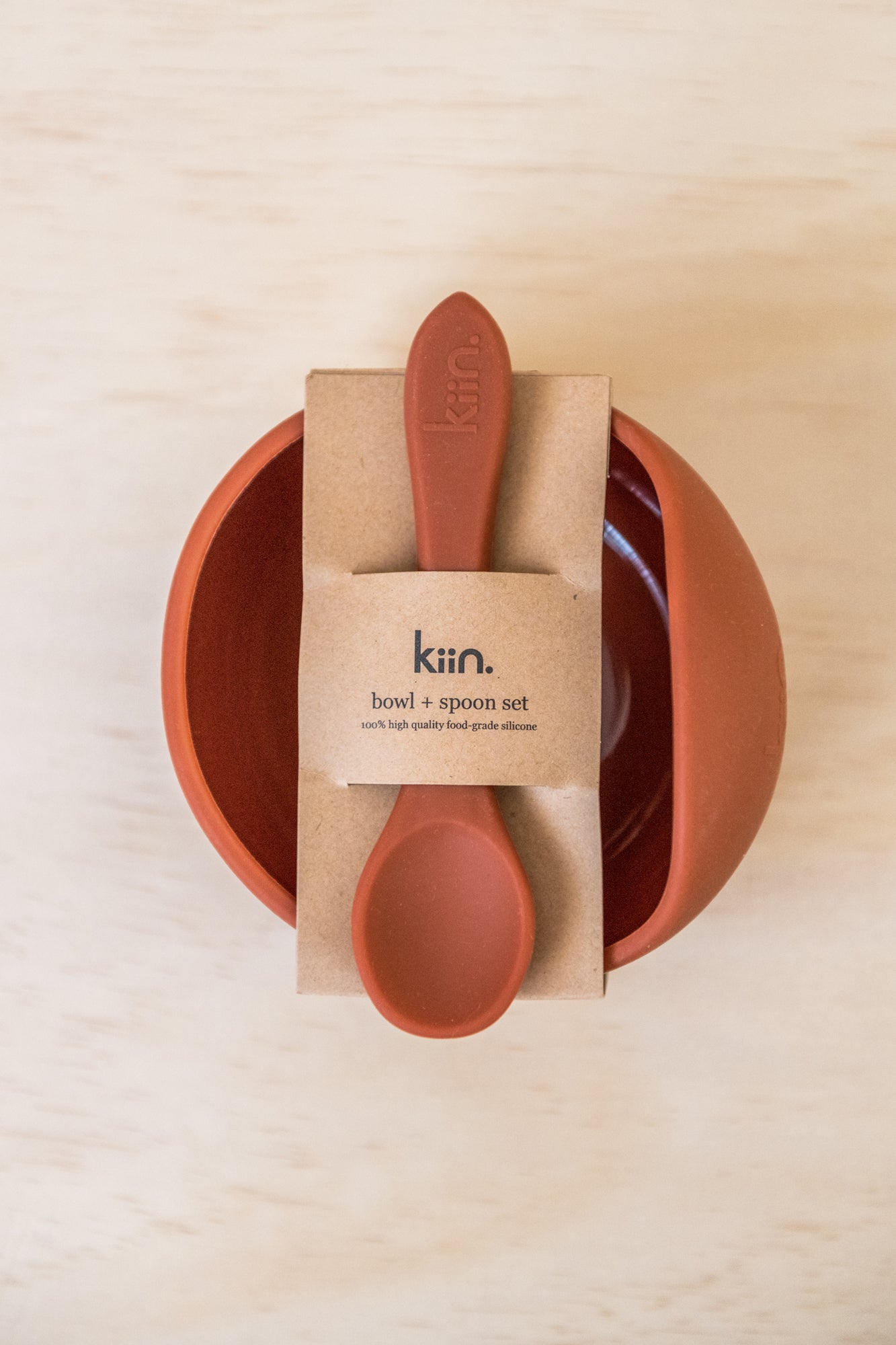 Kiin Baby Silicone Bowl + Spoon Set