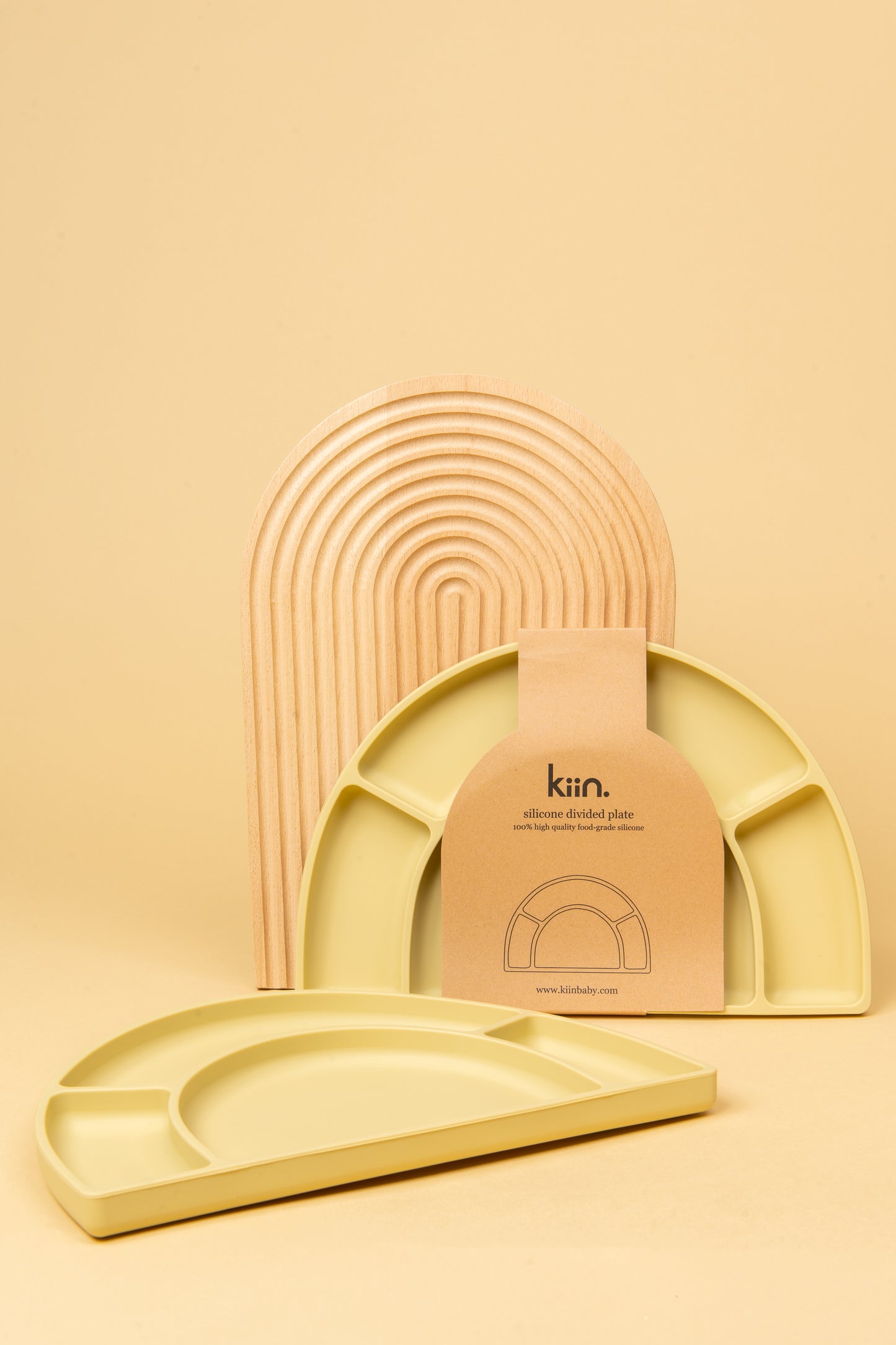 Kiin Baby Silicone Divided Plate