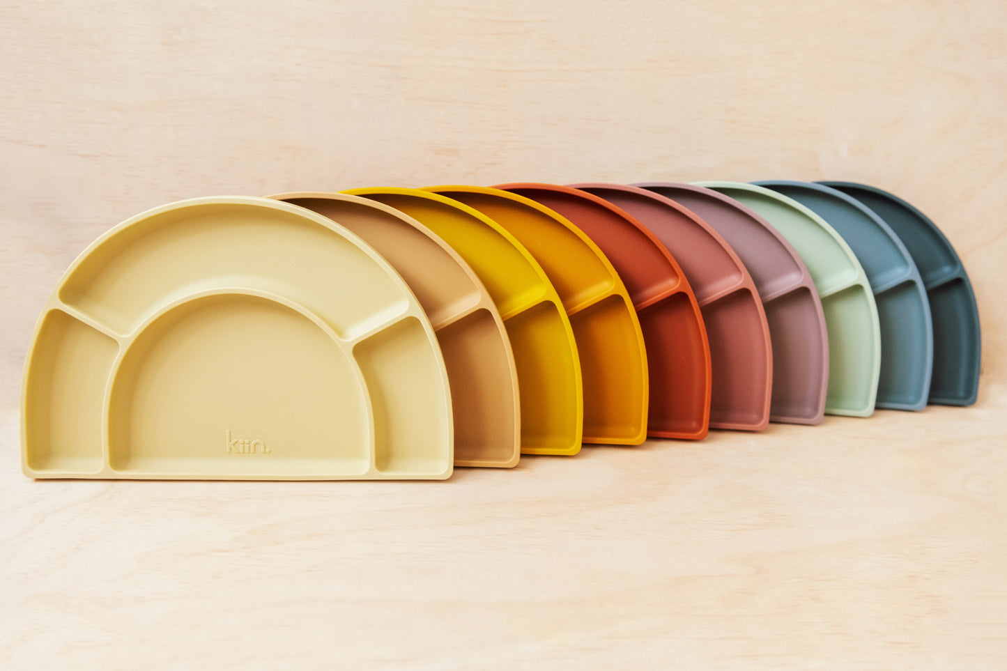 Kiin Baby Silicone Divided Plate