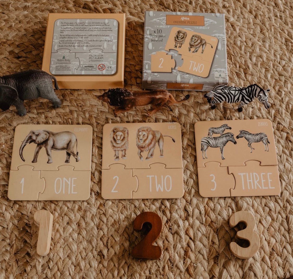 Modern Monty Africa counting puzzle
