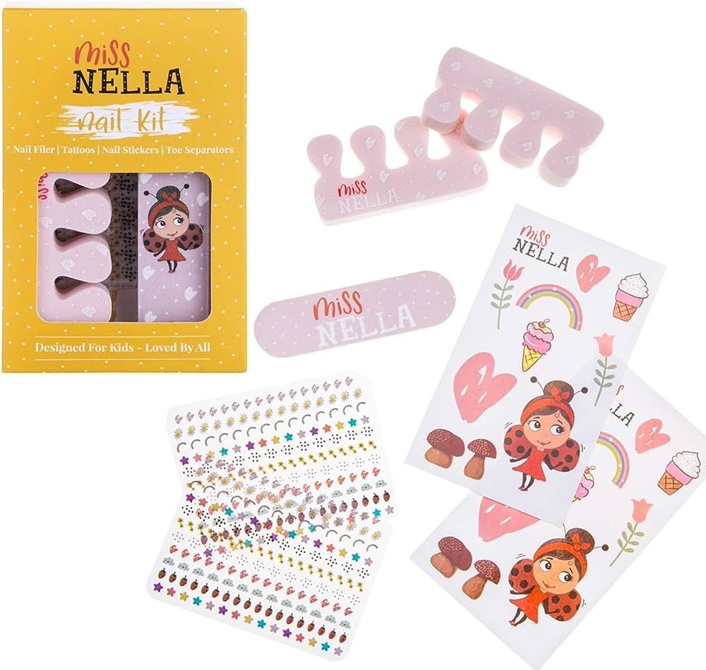 Miss Nella Manicute Set - Cheeky Bunny & Tickle me Pink