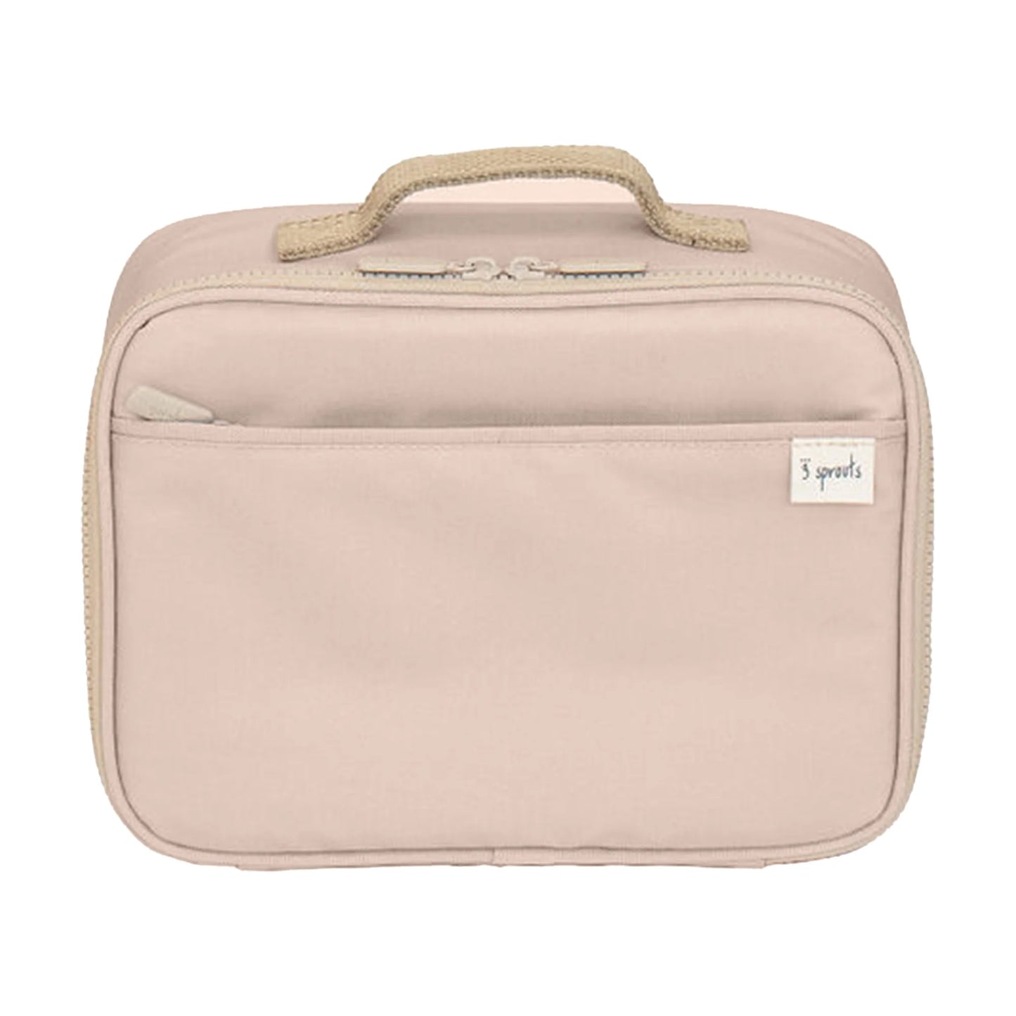 3 Sprouts Recycled Fabric Lunch Bag- Taupe
