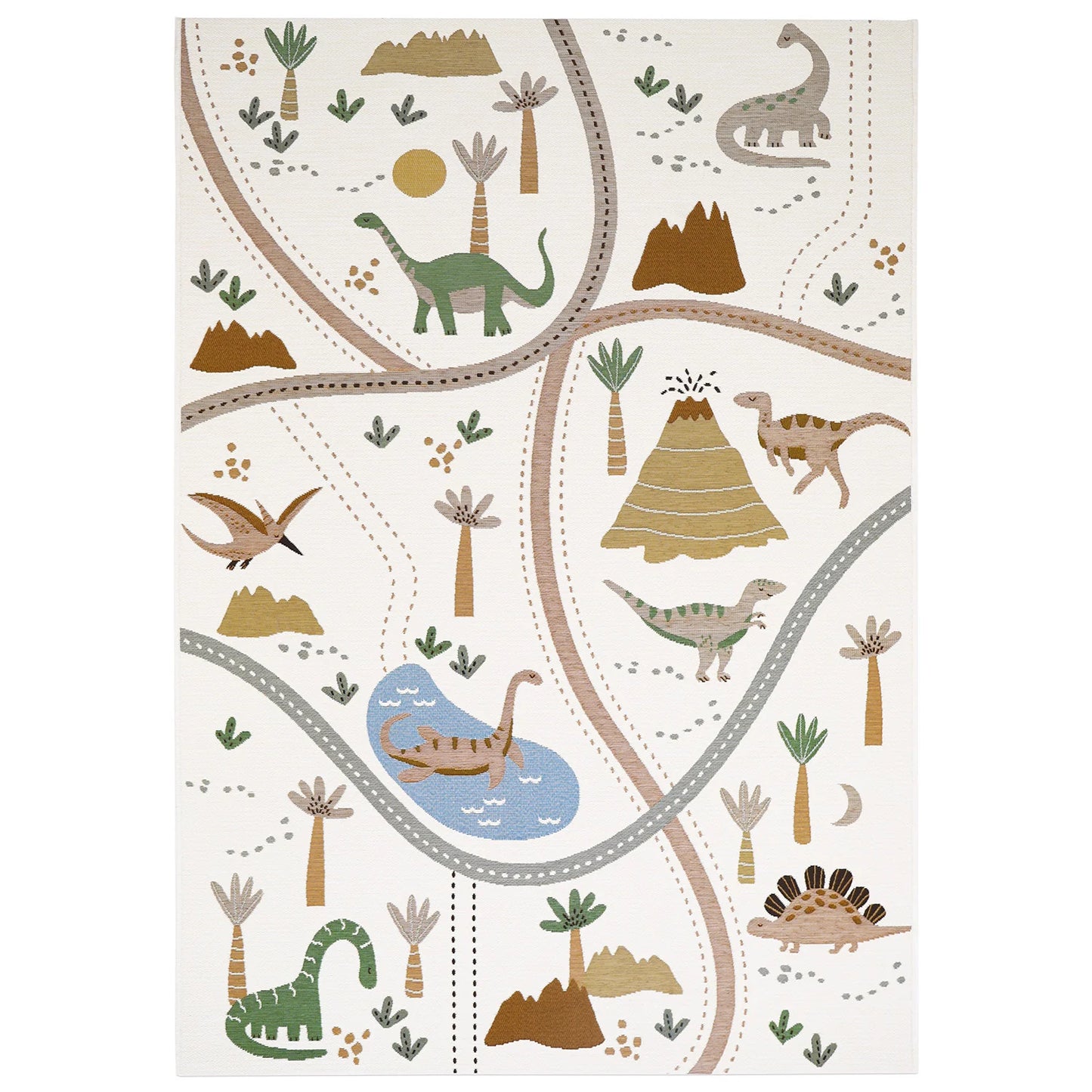 Nattiot Little Jurassic woven rug