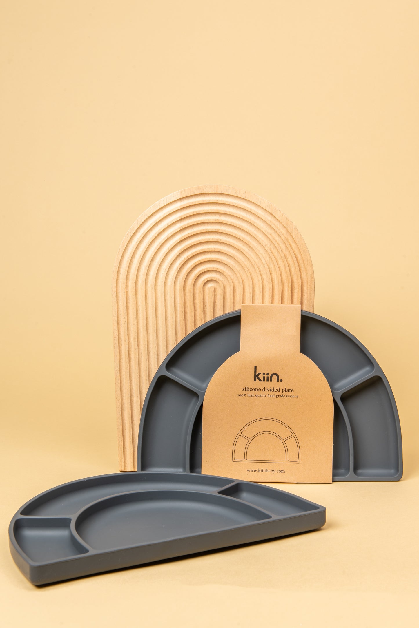 Kiin Baby Silicone Divided Plate