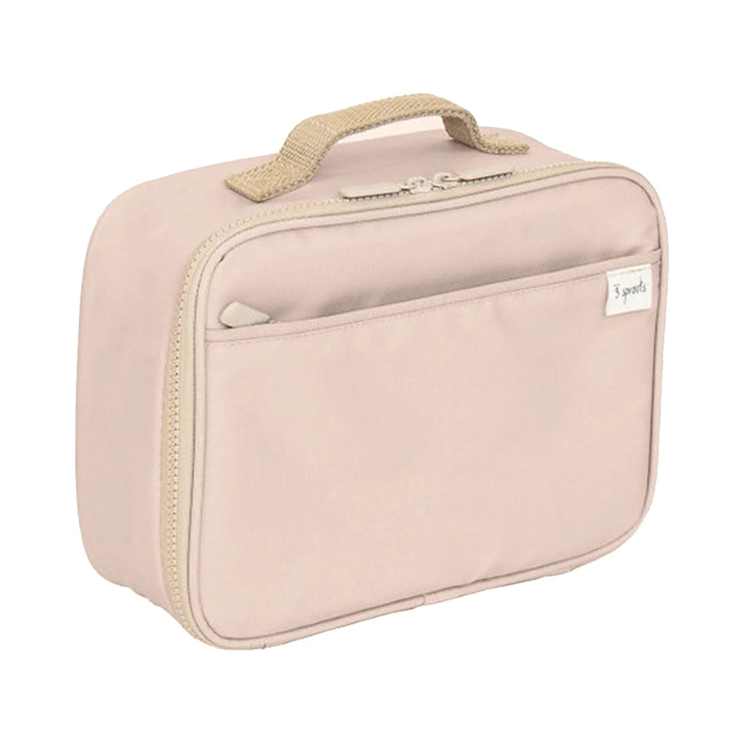 3 Sprouts Recycled Fabric Lunch Bag- Taupe