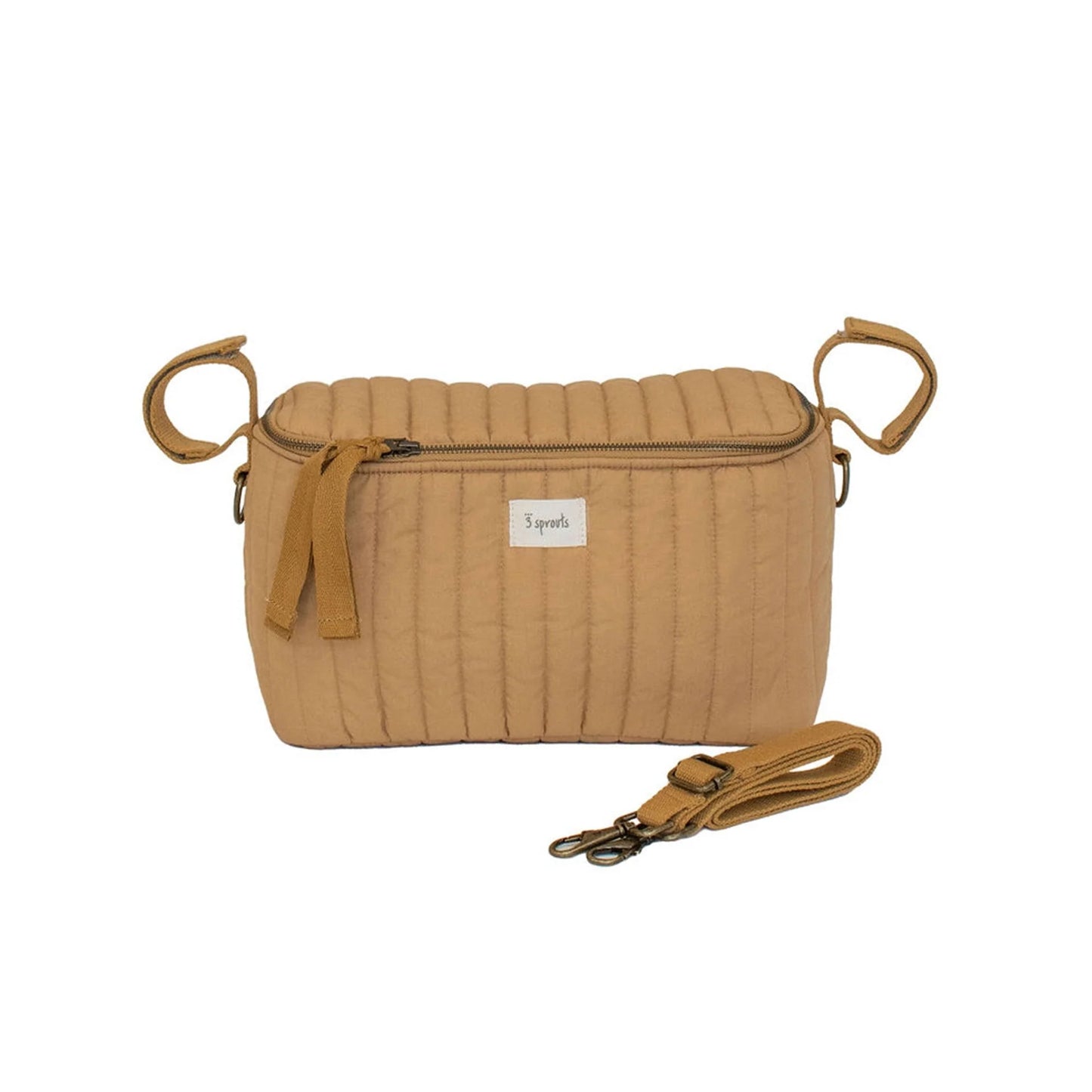 3 Sprouts Quilted Stroller Organizer- Mustard