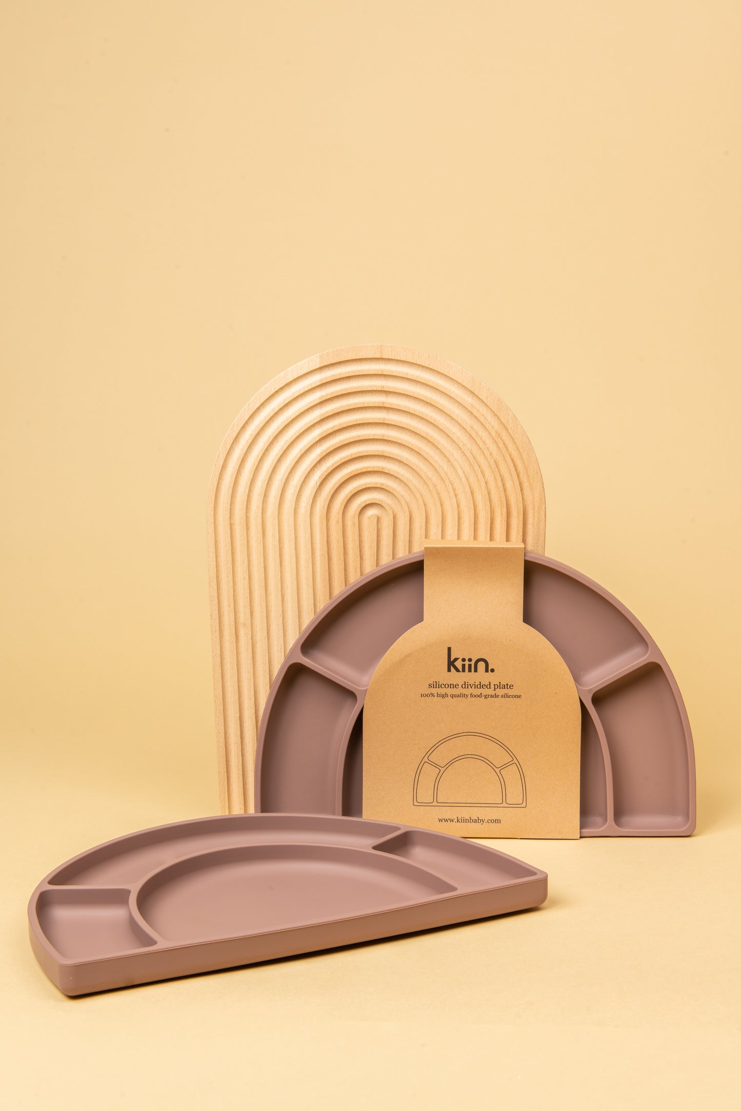 Kiin Baby Silicone Divided Plate
