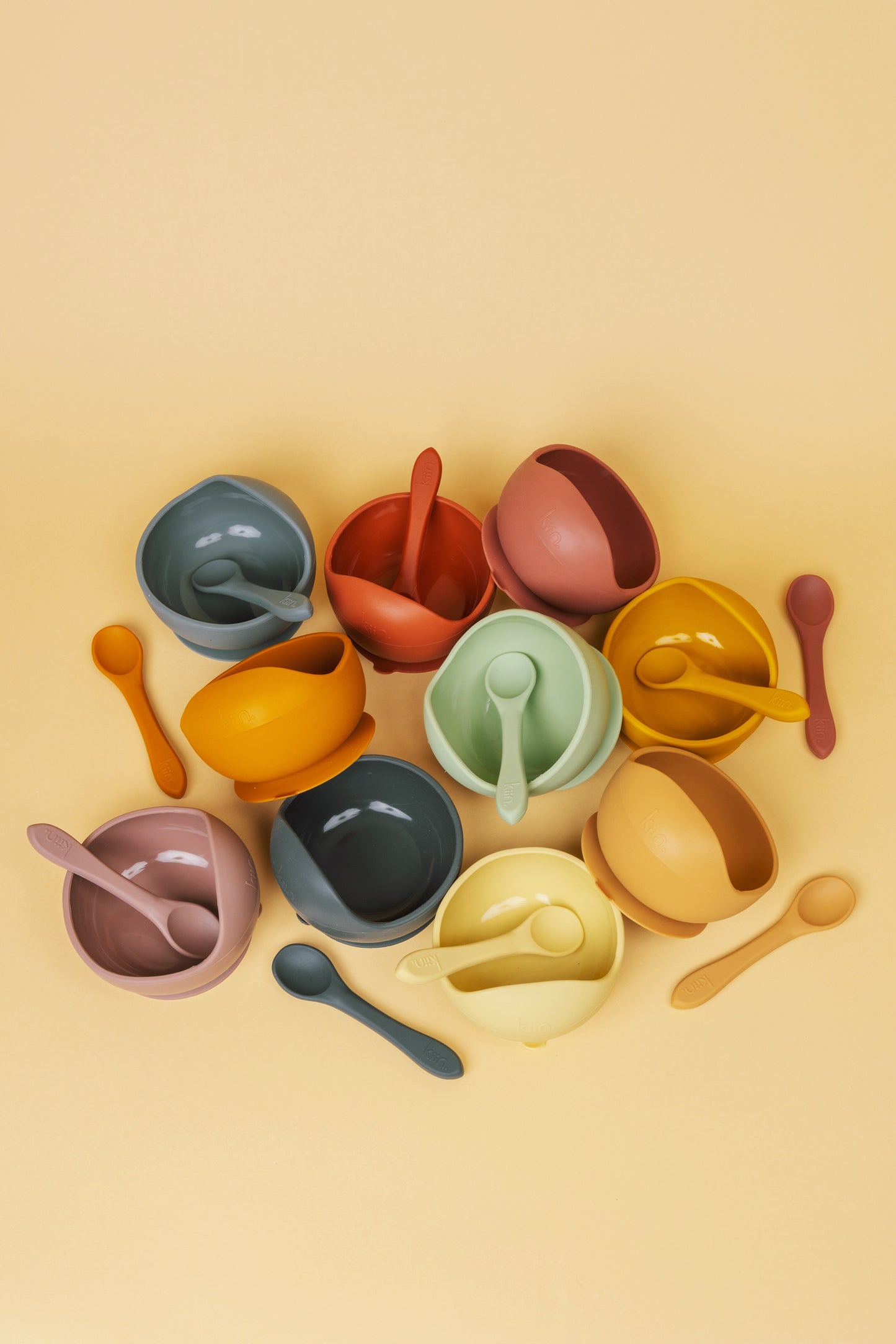 Kiin Baby Silicone Bowl + Spoon Set