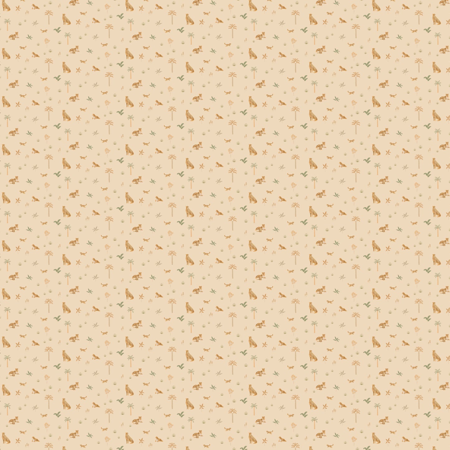 Fox & Fallow Organic Fitted Cot Sheet- Little Leopards