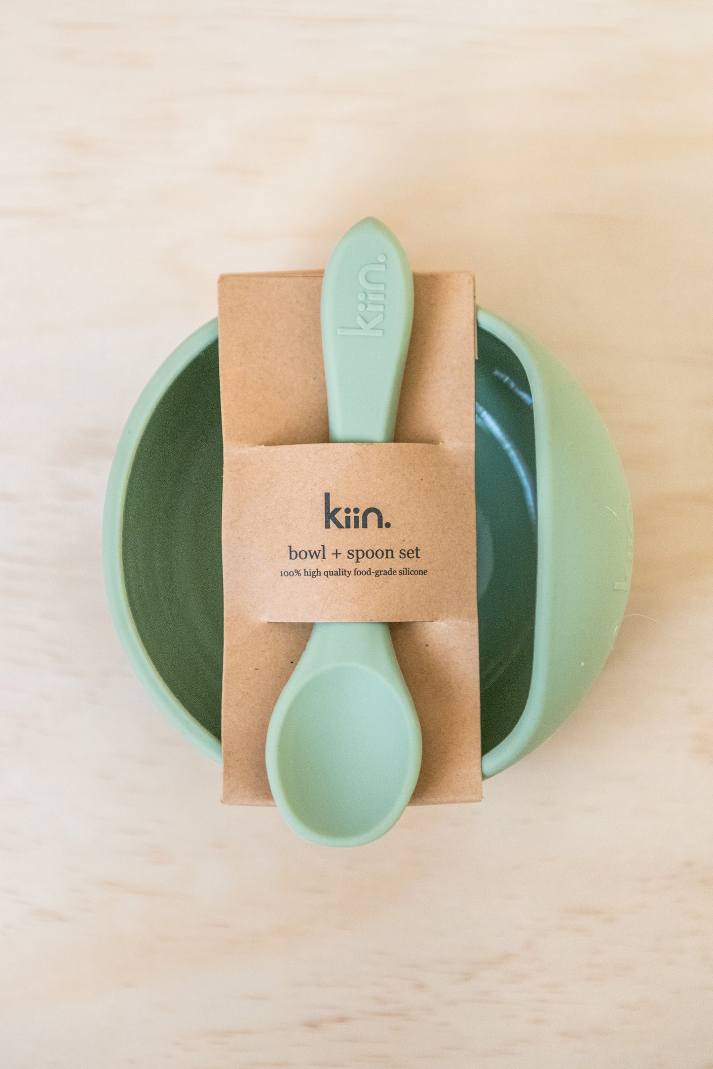 Kiin Baby Silicone Bowl + Spoon Set