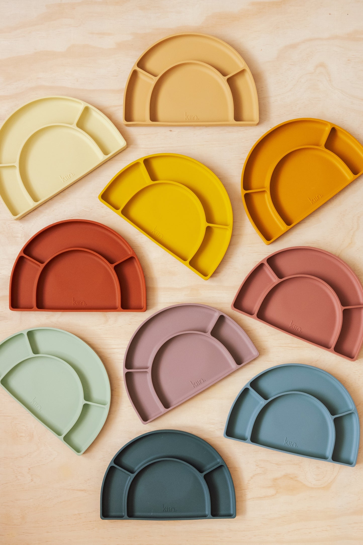 Kiin Baby Silicone Divided Plate