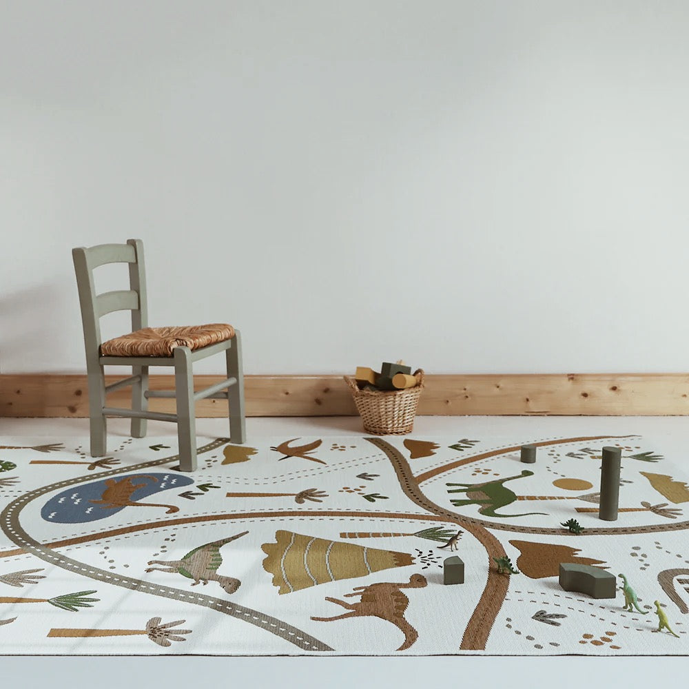 Nattiot Little Jurassic woven rug