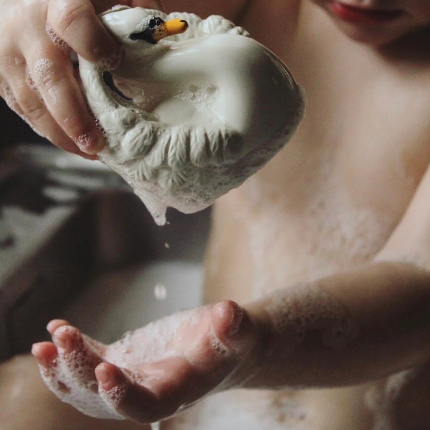 Natruba Natural rubber Bath Toy- Swan