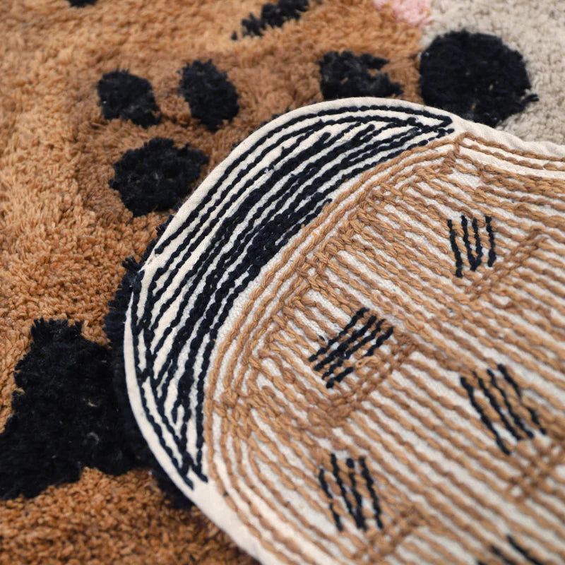 Nattiot Hand Tufted Little Cheetah rug