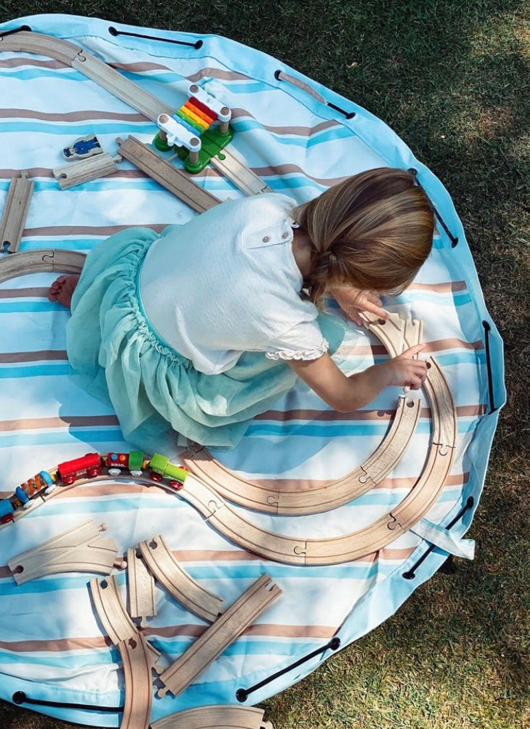 Play&Go Outdoor Storage Bag- Stripes