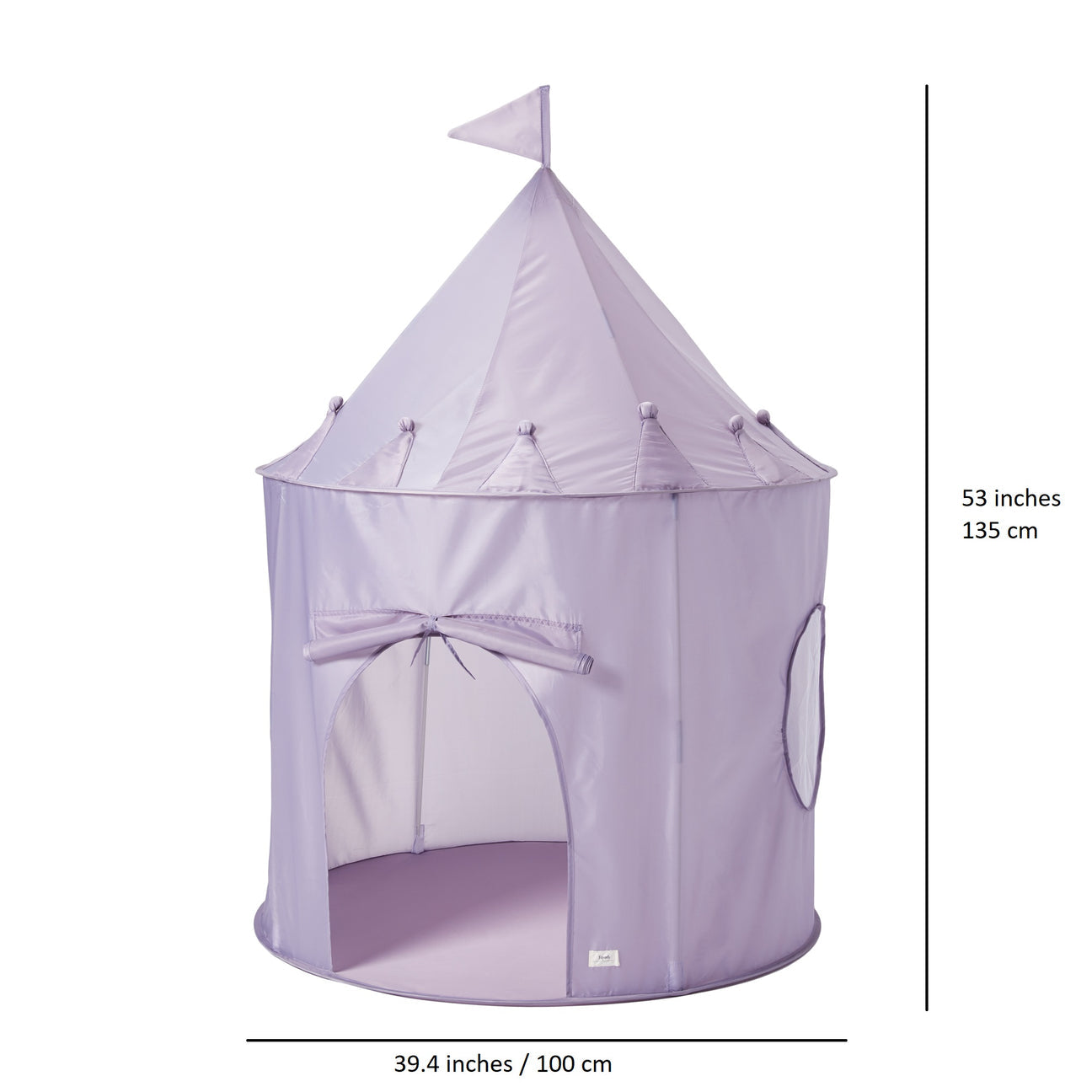 3 Sprouts recycled fabric play tent- Purple