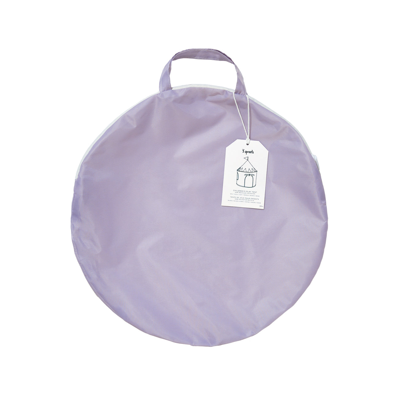 3 Sprouts recycled fabric play tent- Purple