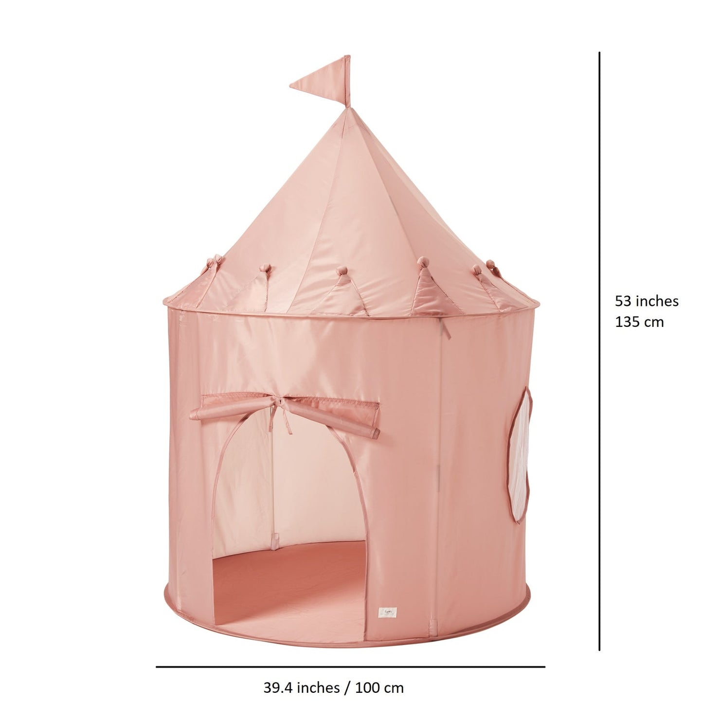 3 Sprouts recycled fabric play tent- Pink