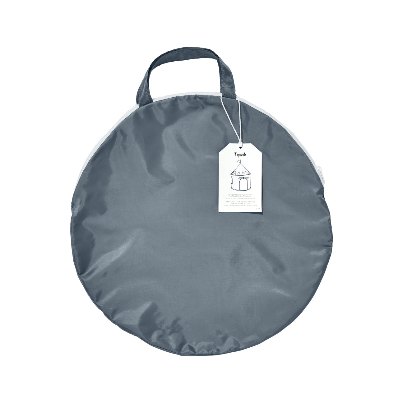 3 Sprouts recycled fabric play tent- Blue