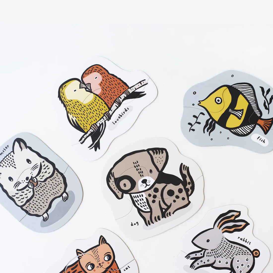 Wee Gallery Beginner Puzzles- Pets