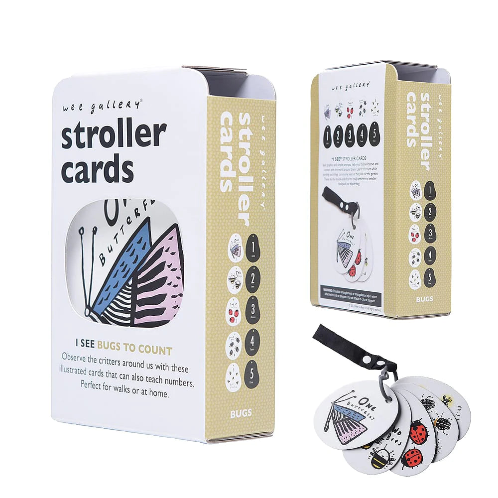 Wee Gallery Stroller Cards- I See Bugs To Count