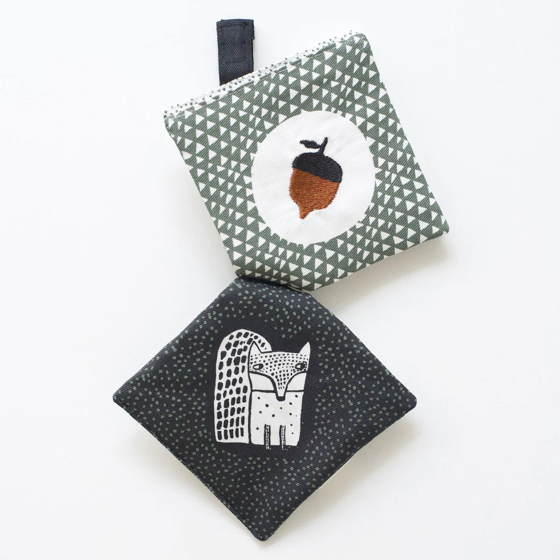 Wee Gallery Crinkle Pages Stroller Toy- Woodland