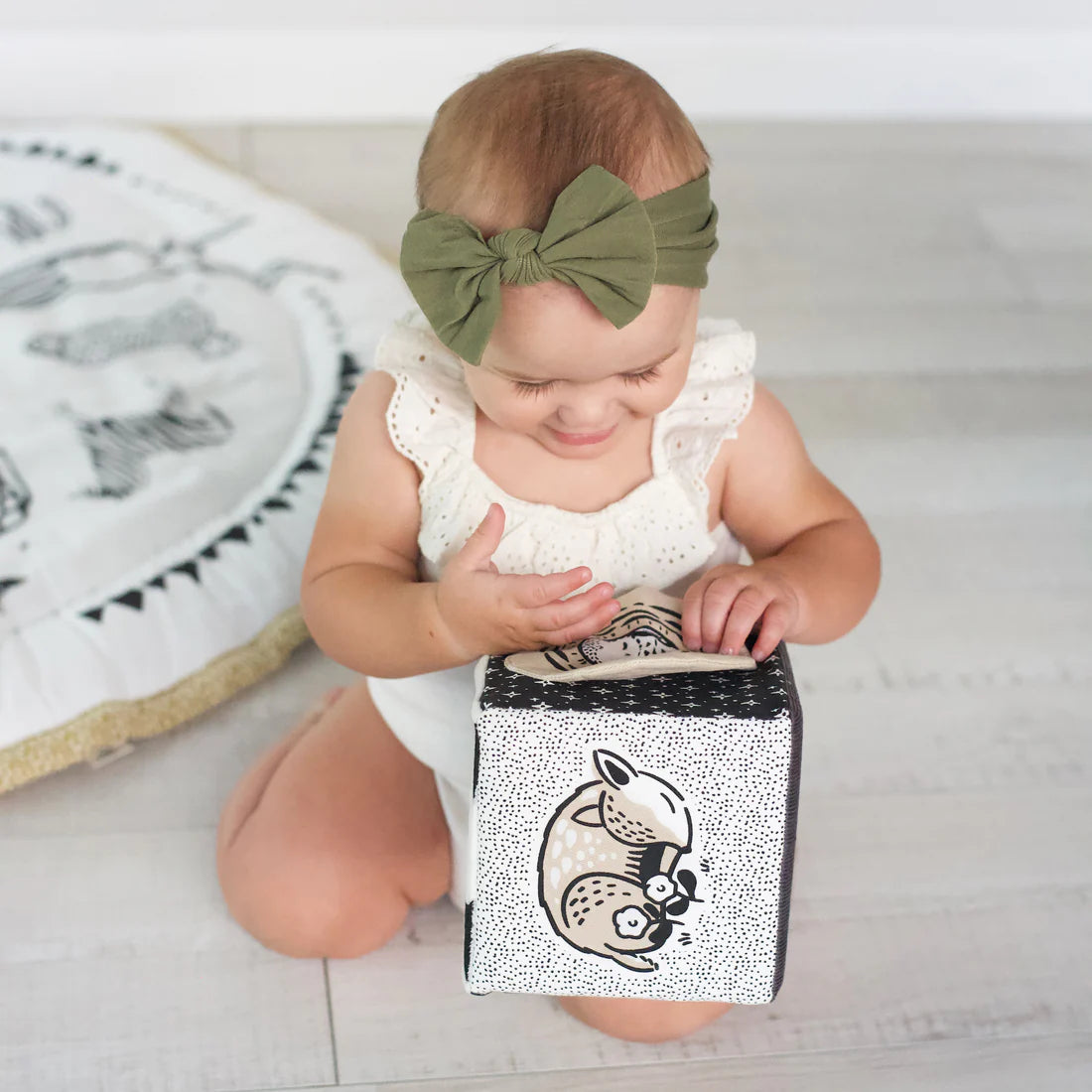 Wee Gallery Soft Block- Baby Animals