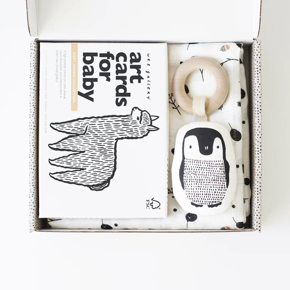 Wee Gallery Little Naturalist Gift Set- Baby Animals