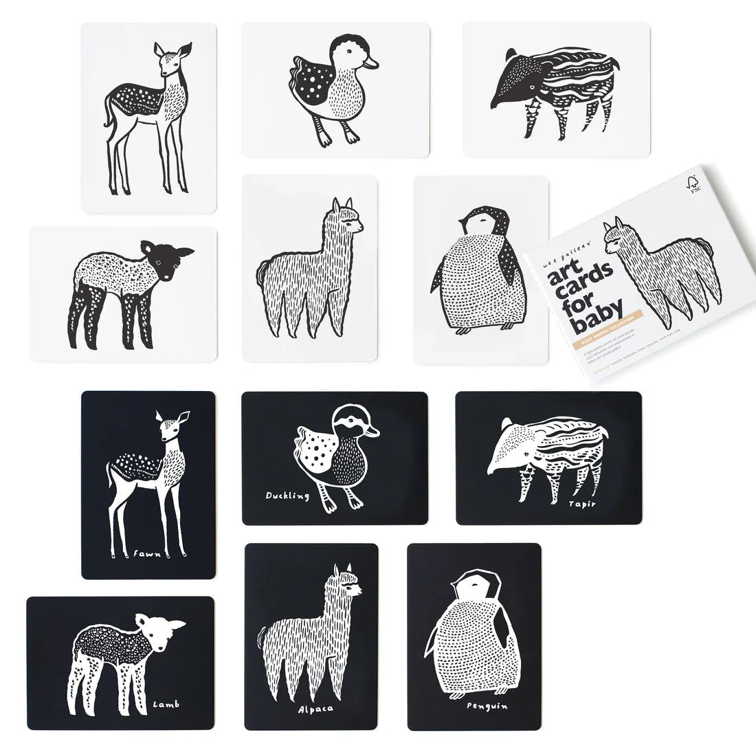Wee Gallery Little Naturalist Gift Set- Baby Animals