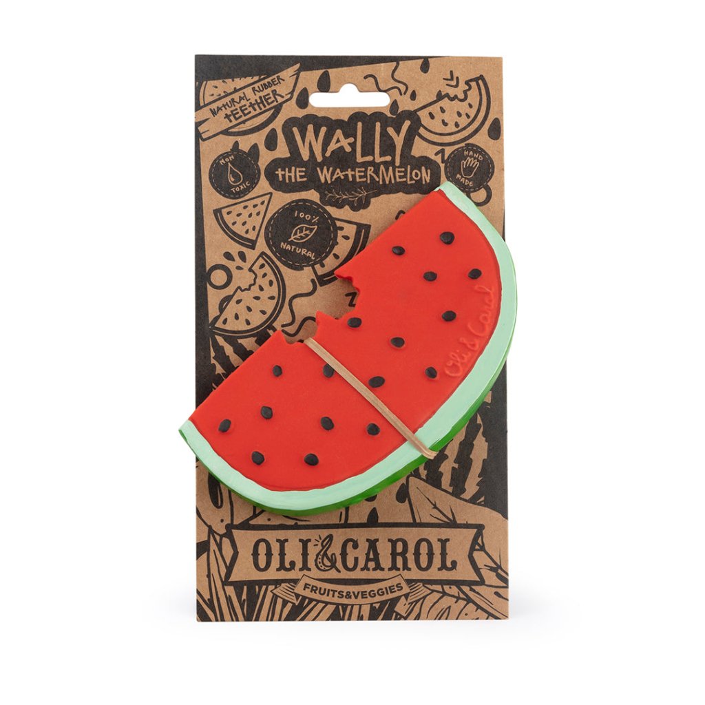 Oli&Carol Wally the Watermelon Baby Teether