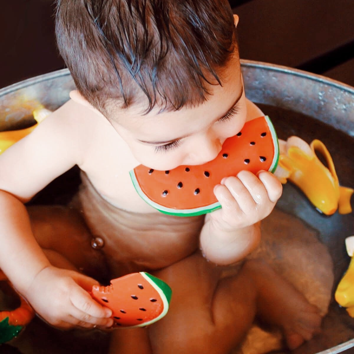 Oli&Carol Wally the Watermelon Baby Teether