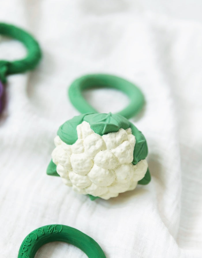 Oli&Carol Cauliflower Rattle Toy