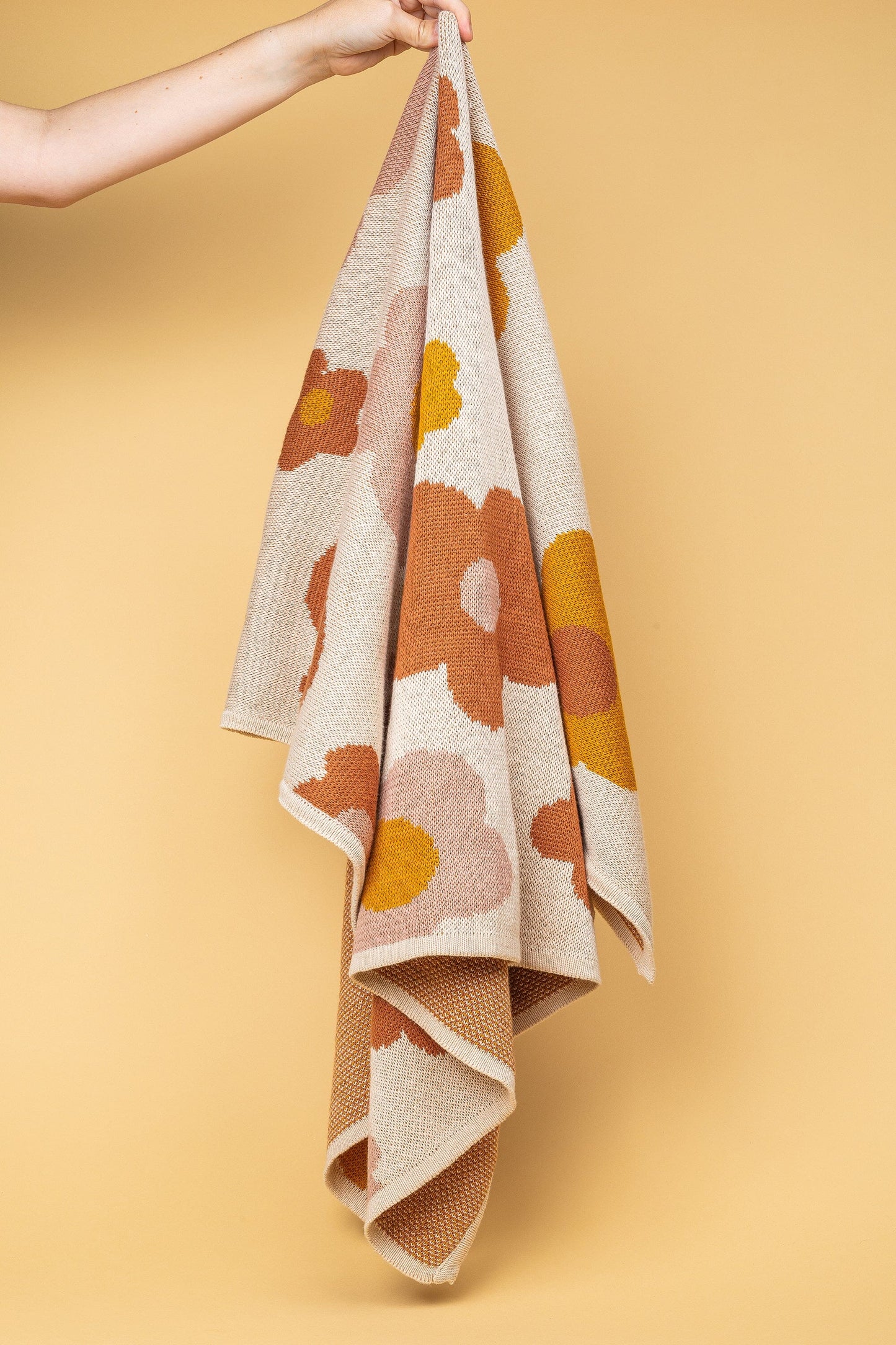 Kiin Baby Organic Cotton Knitted Blanket- Bloom
