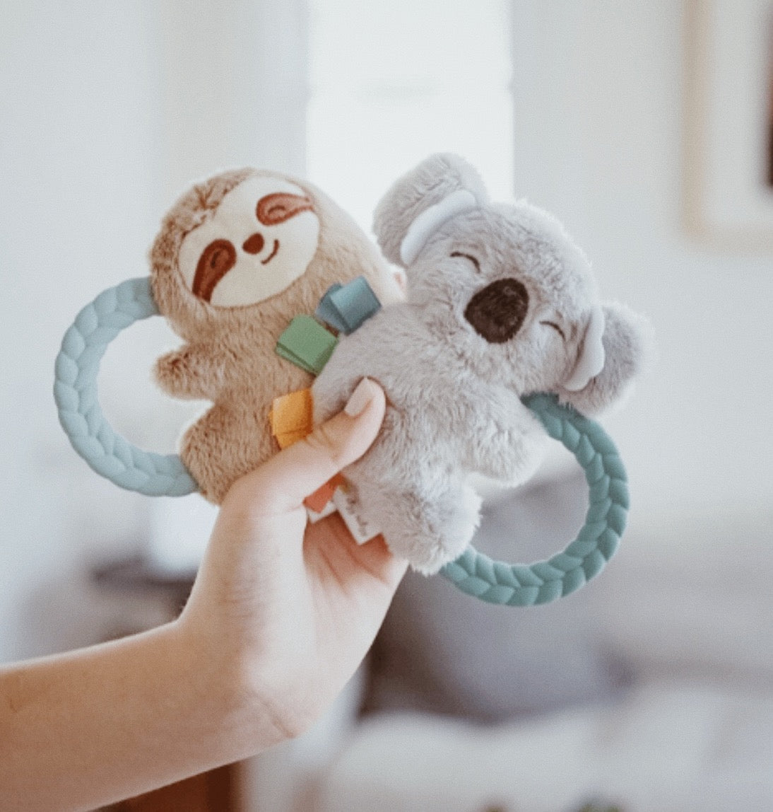 Ritzy Rattle Pal™ Plush Rattle Pal with Teether