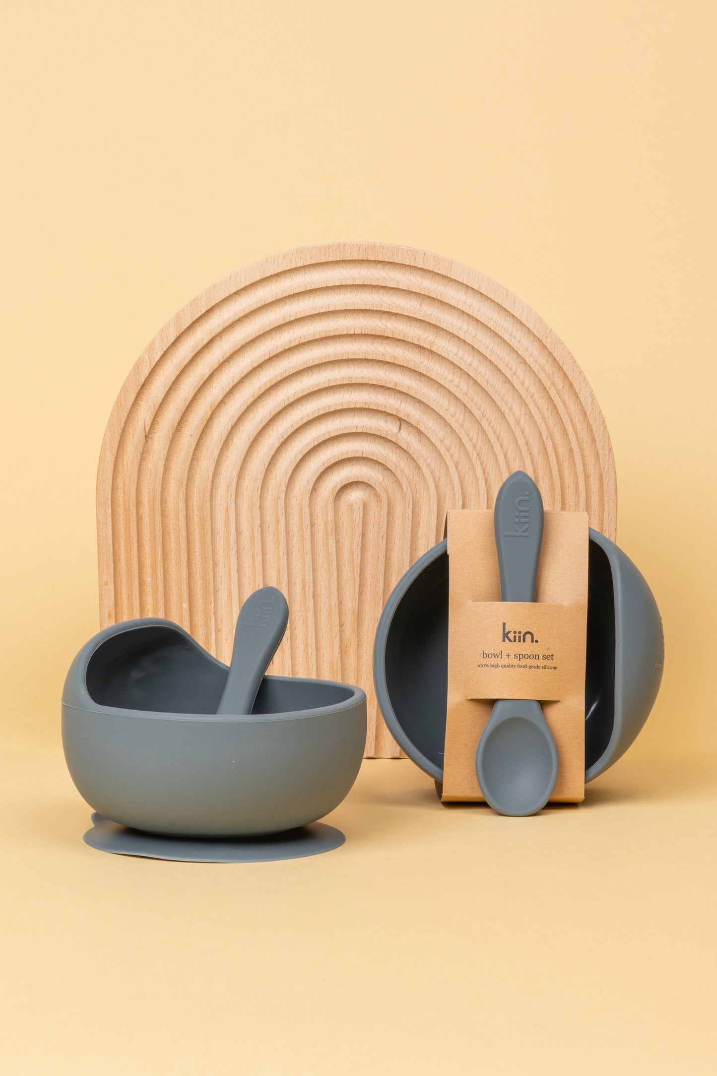 Kiin Baby Silicone Bowl + Spoon Set